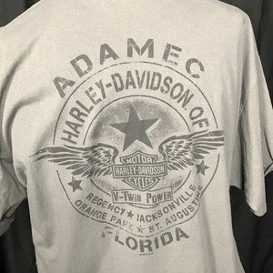 XXL Ademec Harley Davidson Jacksonville Florida T-shirt